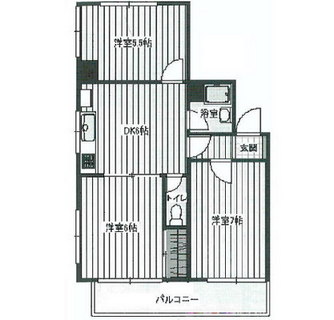 東京都世田谷区上馬１丁目 賃貸マンション 3DK