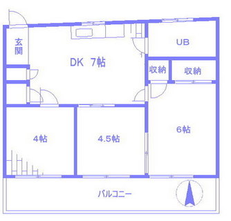 東京都世田谷区宮坂１丁目 賃貸マンション 3DK