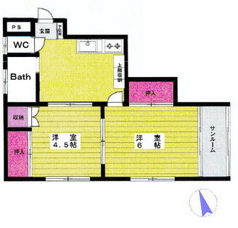 東京都世田谷区瀬田４丁目 賃貸マンション 2DK