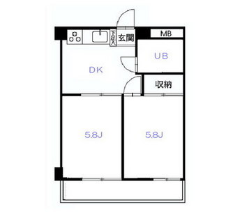 東京都世田谷区用賀４丁目 賃貸マンション 2DK