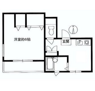 東京都世田谷区中町２丁目 賃貸マンション 1DK