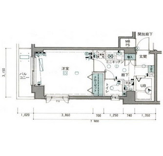 東京都世田谷区代田４丁目 賃貸マンション 1DK