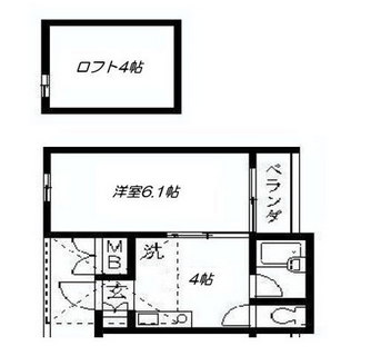 東京都世田谷区代沢４丁目 賃貸マンション 1K