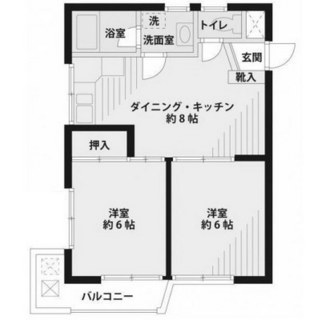 東京都世田谷区玉川２丁目 賃貸マンション 2DK