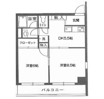 東京都世田谷区瀬田２丁目 賃貸マンション 2DK